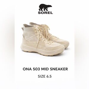 EUC Sorel ONA 503 Mid Sneaker Sz 6.5